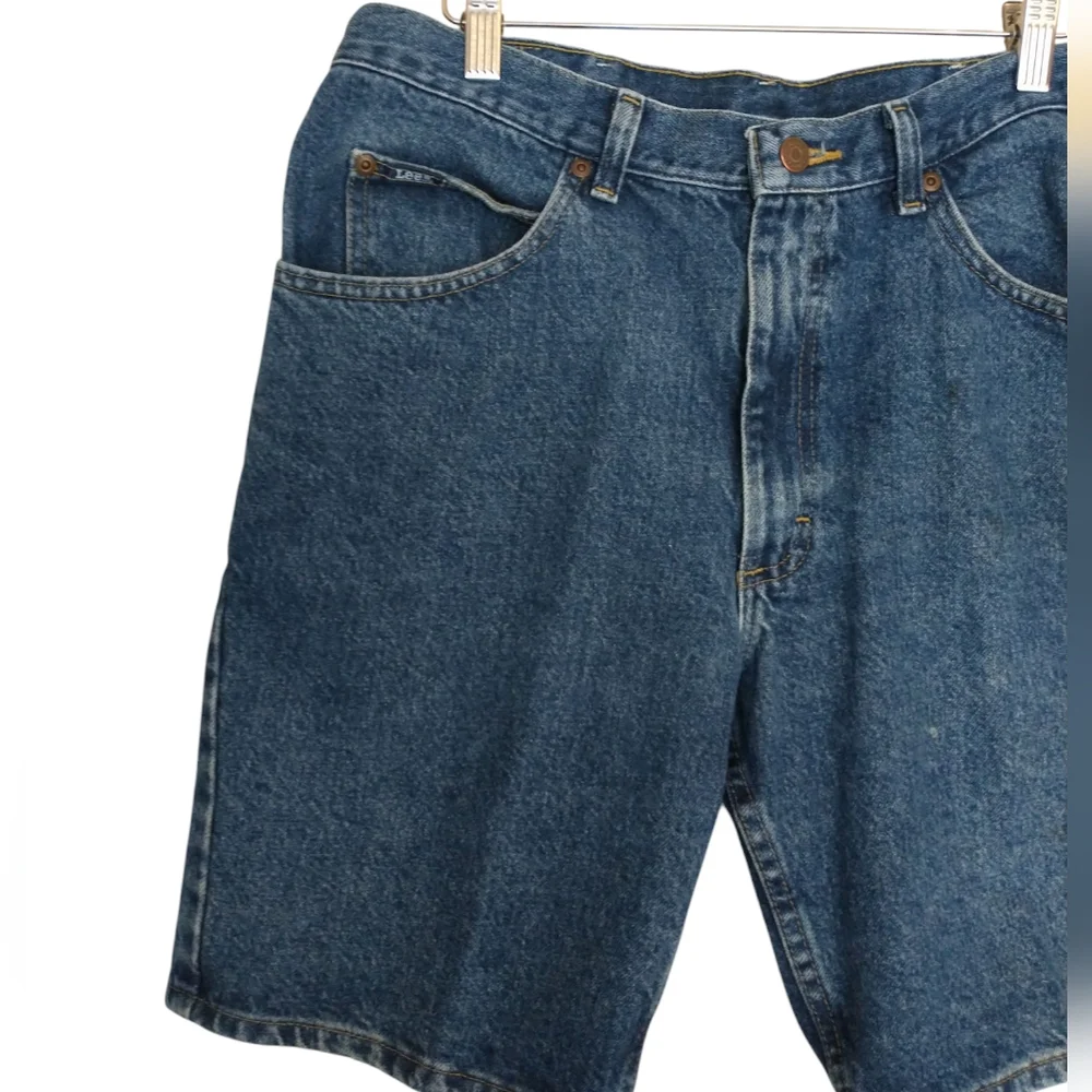 Lee Men's Blue Denim Shorts